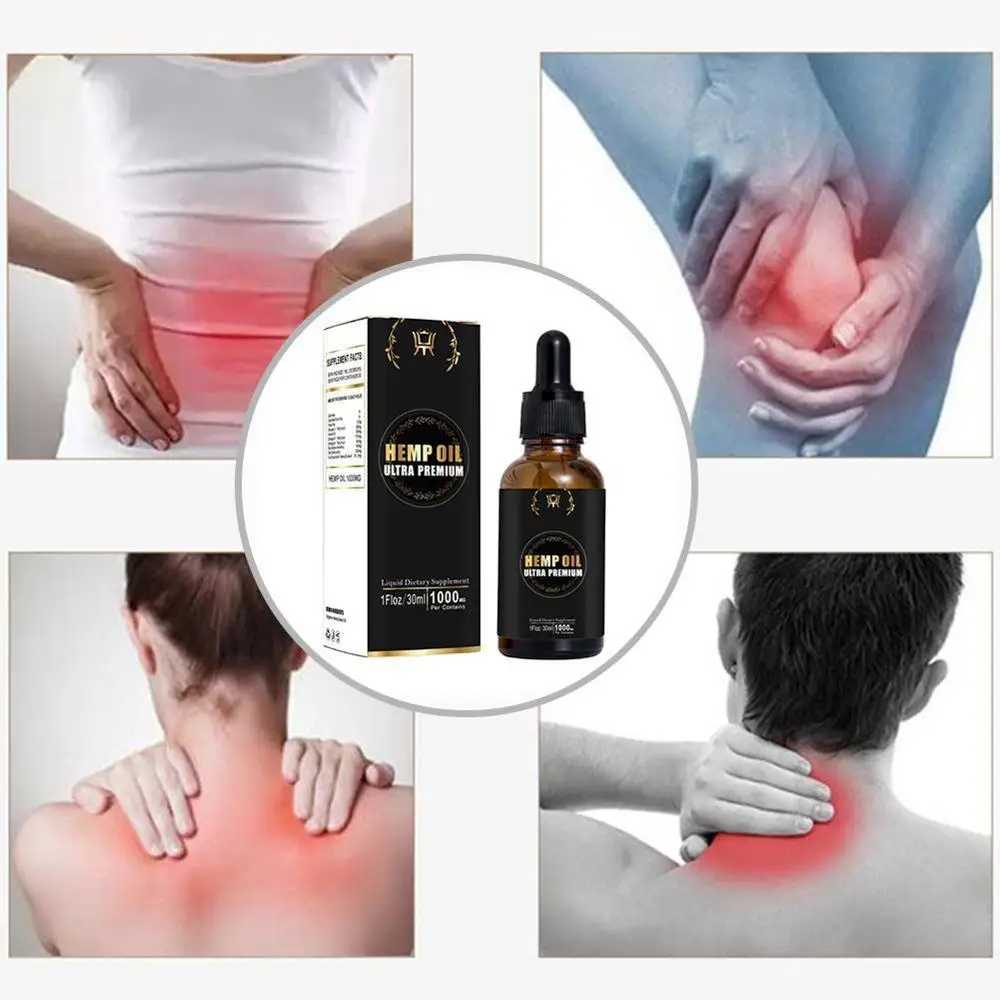 30 мл органическое эфирное масло био-активное конопли капли травяное для снятия