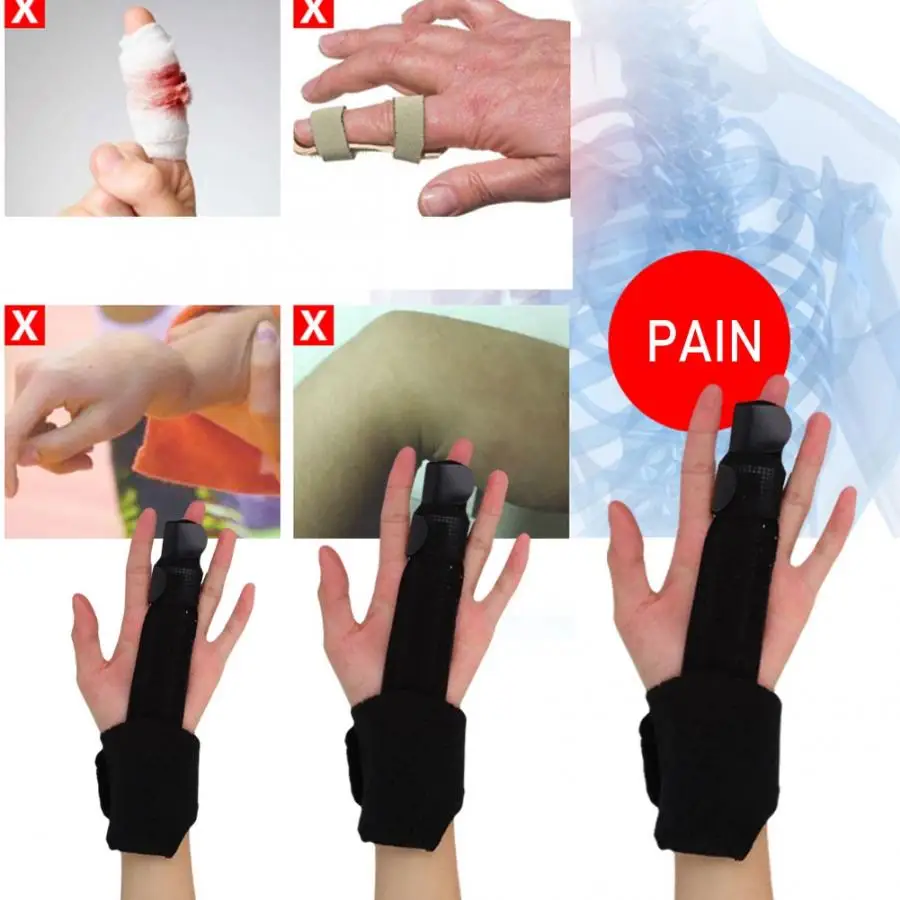 1 шт. Регулируемая Защитная шина для пальцев поддержка рук бандаж восстановления