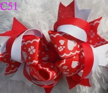 free shipping A group 24pcs Christmas feather hair bows Candy Cane Bow Santa Hair clip Reindeer Headband layered corker | Аксессуары для