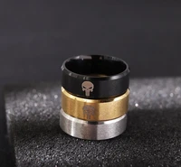 classic trend stainless steel ring for men and women not allergic punisher totem jewelry party accessories wholesale anillos