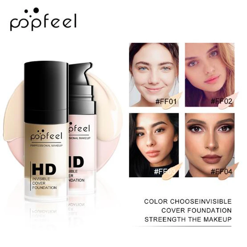 POPFEEL тональный крем для лица водостойкий стойкий консилер жидкий