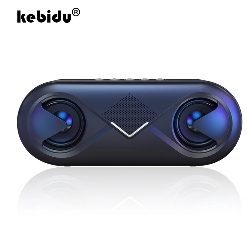 Kebidu портативный Bluetooth 5 0 динамик 6D стерео звук 10 Вт беспроводной громкий