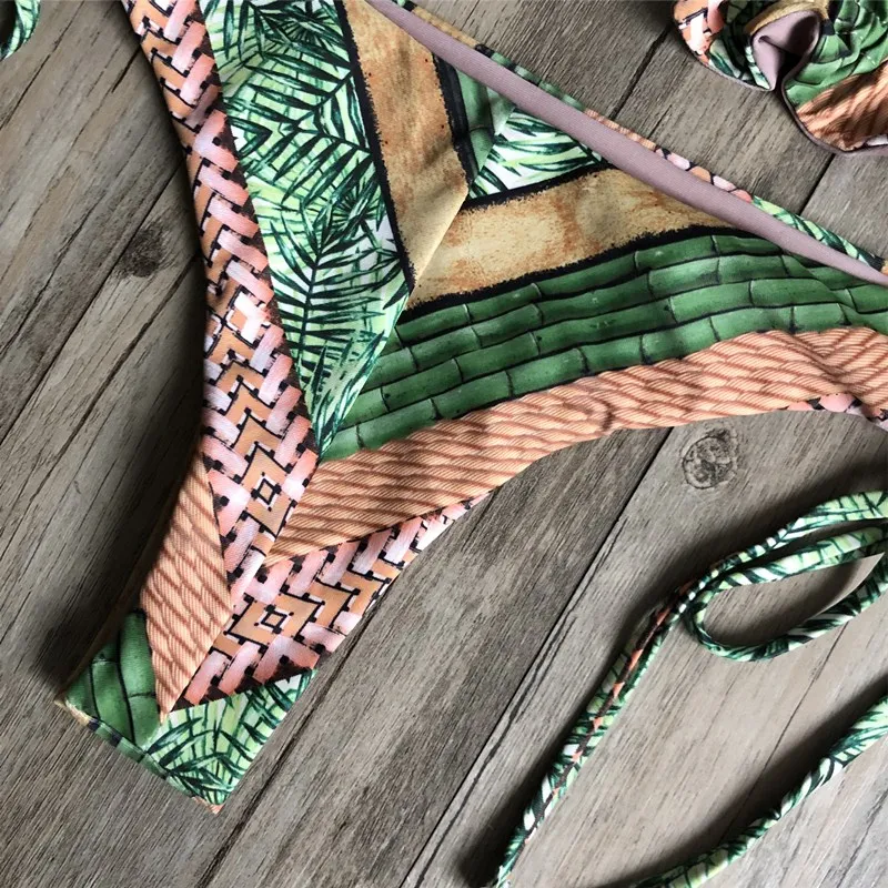 

Brazilian Bikini Set Sexy Swimwear Women Push-up Swimsuit Biquini Bathing Suit Beachwear Bandage Swim Beach Wear