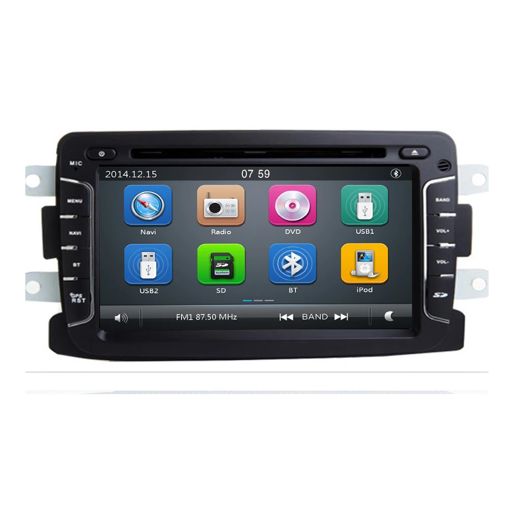 Новое поступление! Автомобильный мультимедийный плеер GPS-навигатор радио для Dacia
