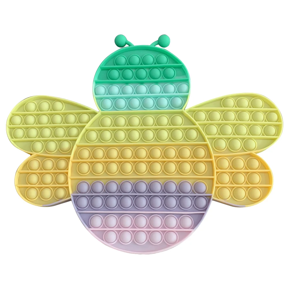 

Радужная пузырьковая игрушка для пальцев, игрушки для взрослых и детей, снимающие стресс, сенсорные игрушки, расслабляющие игрушки для аути...