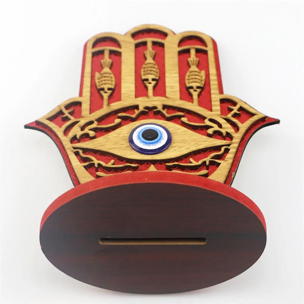 

Wooden Islam Eid Mubarak Ramadan Gurban Festival Palm Shaped Home Decoration Crafts Gift Party Decor