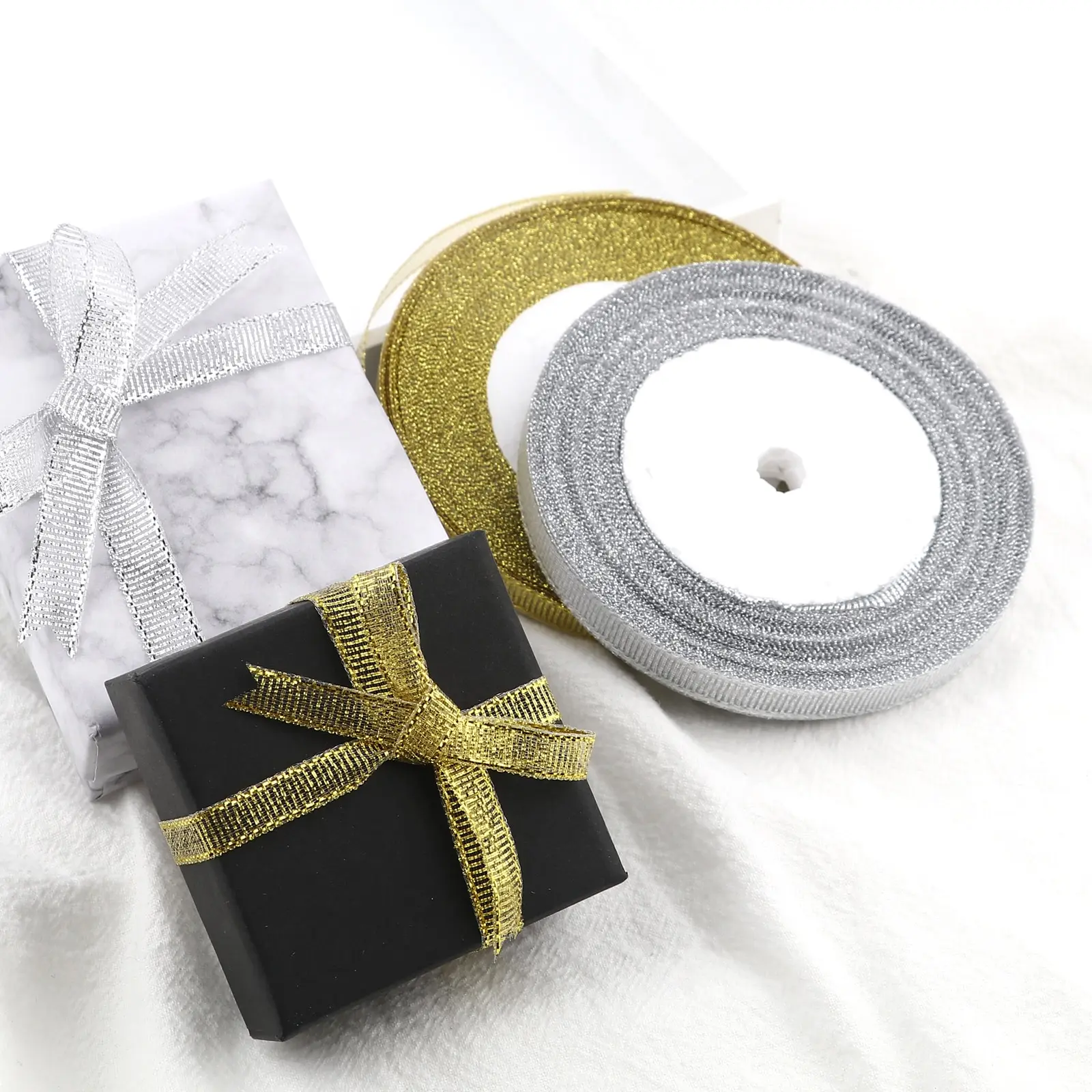 

22M/Roll Glitter Embroidered Shiney Ribbons Colorful Silk Satin Organza RibbonFor Wedding Cake Gift Decoration Riband Sew Craft