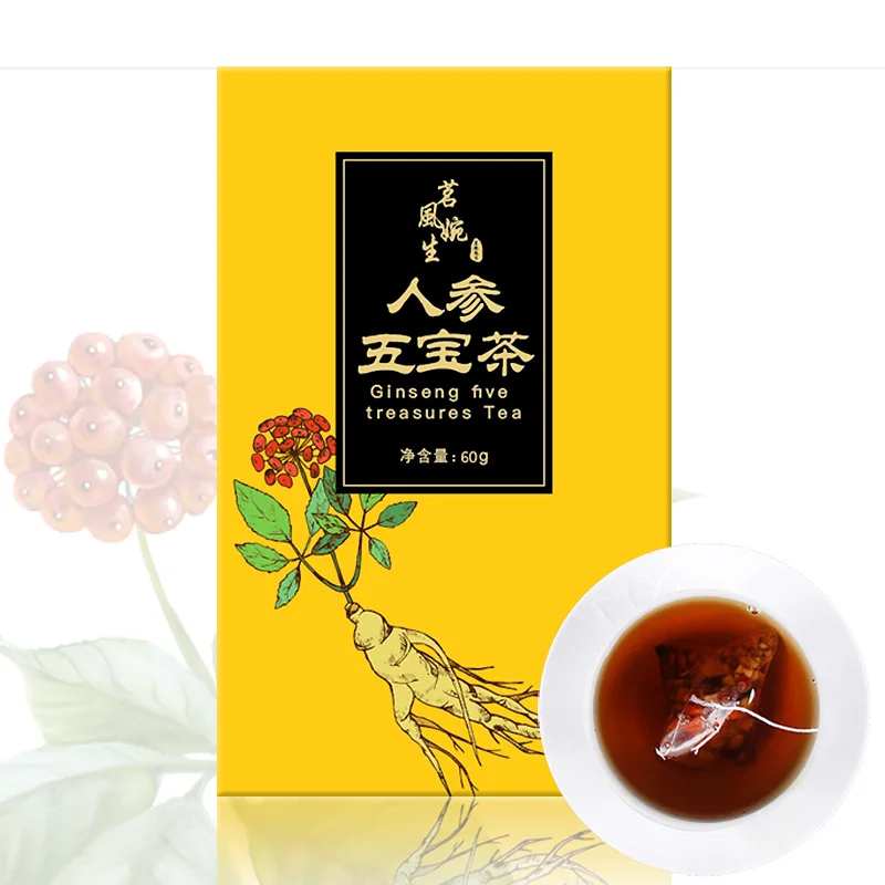 

Ежедневные праздничные принадлежности для вечеринки, чай из женьшеня и пяти сочетаний с восьми сокровищами, мака, Тутовый красный чай с дат...