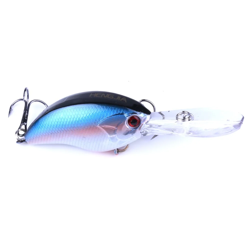 As the picture Hengjia жесткий пластик верхней воду воблеры воблер искусственные Swimbaits PESCA рыболовные снасти 9 см 13 г 6# крючки - Цвет: As the picture