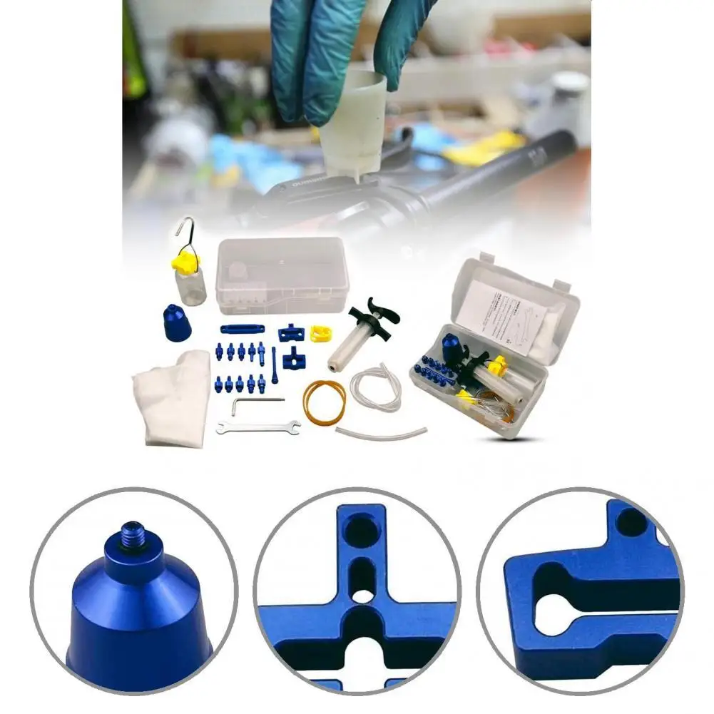 

Plastic Pragmatic Oxidation Processing Oil Bleed Kit Metal Bike Bleed Kit Clear Bottle for Mountain Bike