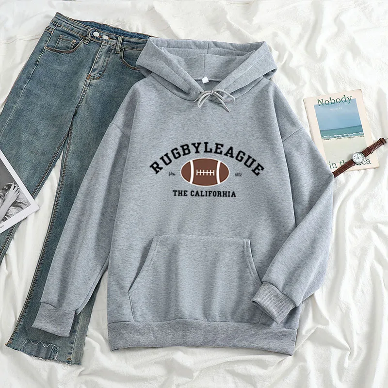

Kpop Rugbyleague The Califorhia Men/Women Hoodie Casual Personality Fashion Unisex Sweatshirt Couple Student Fashion Hip Hop Top