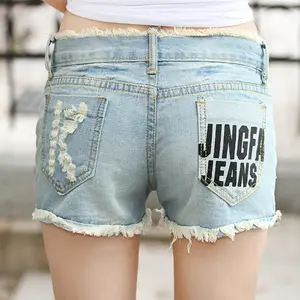 Лидер продаж 2019, высококачественные новые женские модные пикантные джинсовые повседневные джинсы с карманами, женские короткие брюки с заниженной талией, шорты для девочек