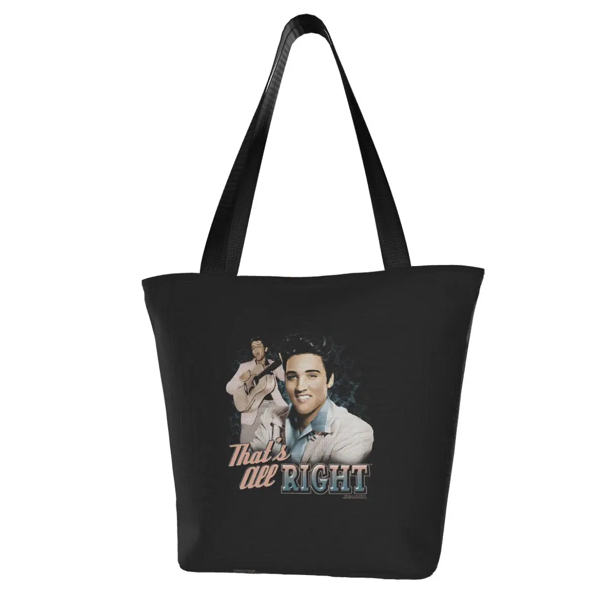Elvis Presley Shopping Bag Aesthetic Cloth Outdoor Handbag Female Fashion Bags