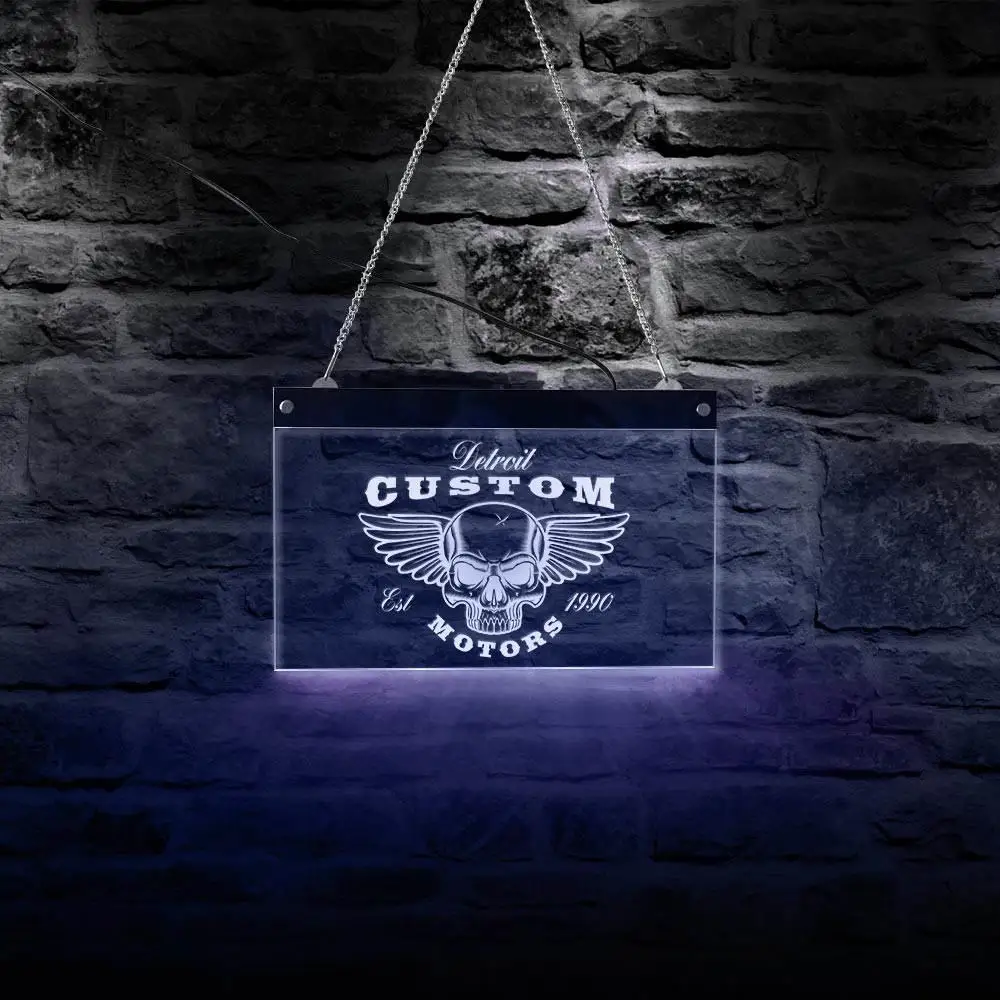 

Mechanic Workshop Personalized Advertisement Lighting Art Garage Service And Repair Custom Business Name Logo LED Neon Wall Sign