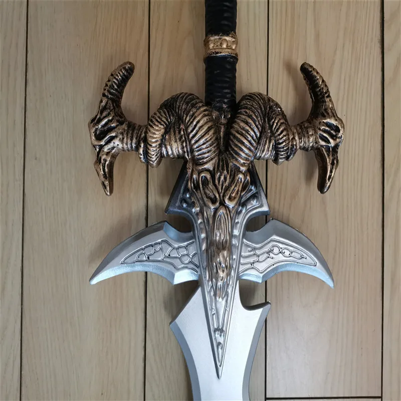 Косплей World of Warcraft Frostmourne меч овчины реквизит оружие овечья голова ролевые игры