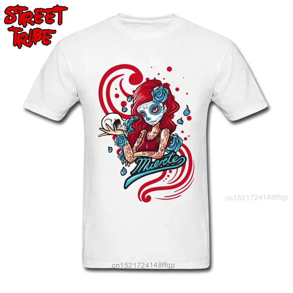 Футболка с изображением черепа для мужчин и женщин хлопковая тенниска принтом