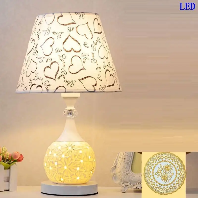Хрустальная лампа Lampada Da Tavolo Lampe Chevet Chambre Fille Deco дом Para El Dormitorio Lampara De Mesa Настольный