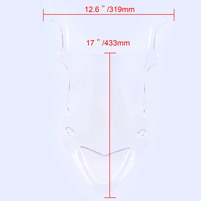 

ABS Motorcycle Windshield Windscreen Bike Wind Deflectors Double Bubble For BMW S1000RR S1000 RR 2009 2010 2011 2012 2013 2014