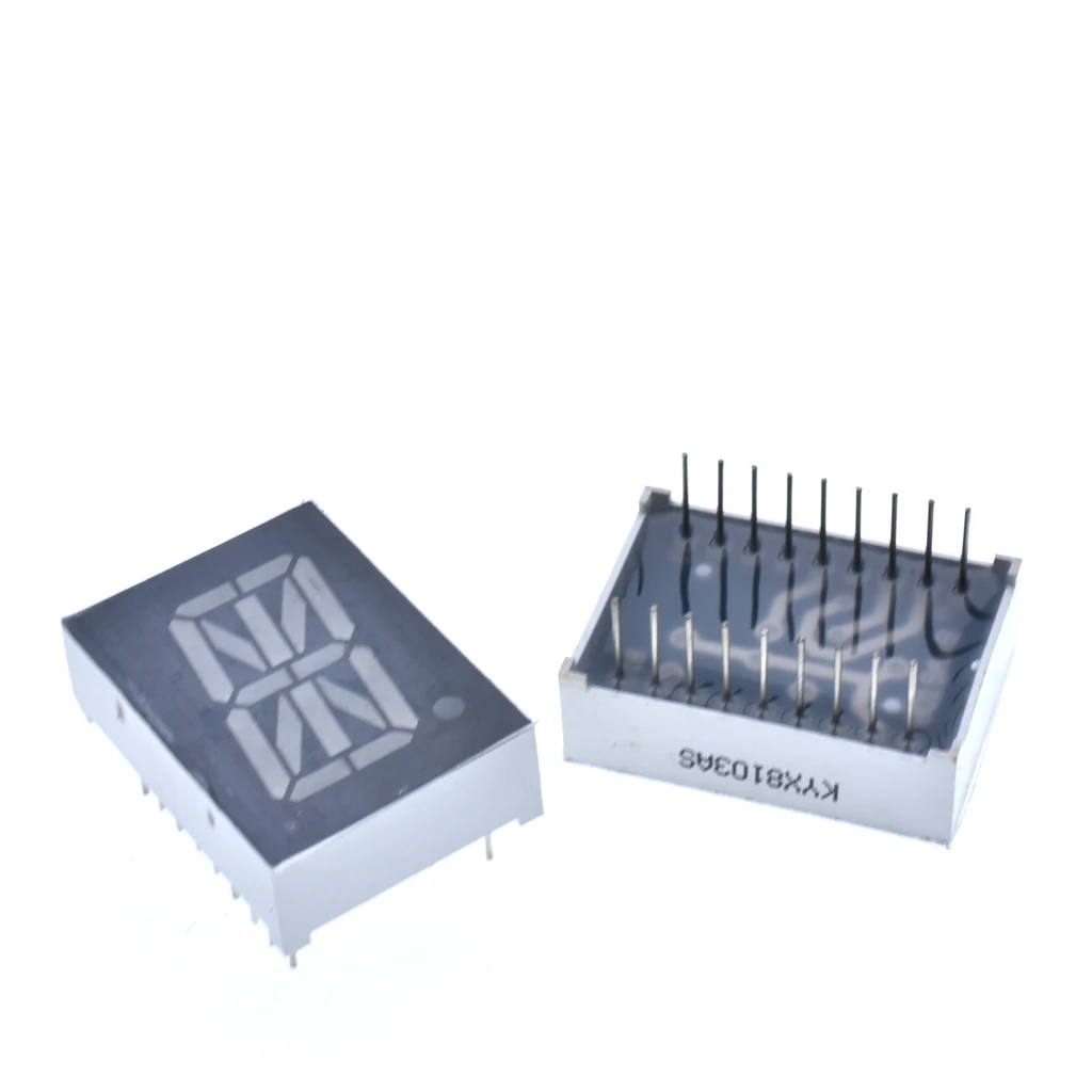 Светодиодный дисплей 16 сегментов 10 шт. Красный светодиодный 0 8 &quot27 7x20 мм общий