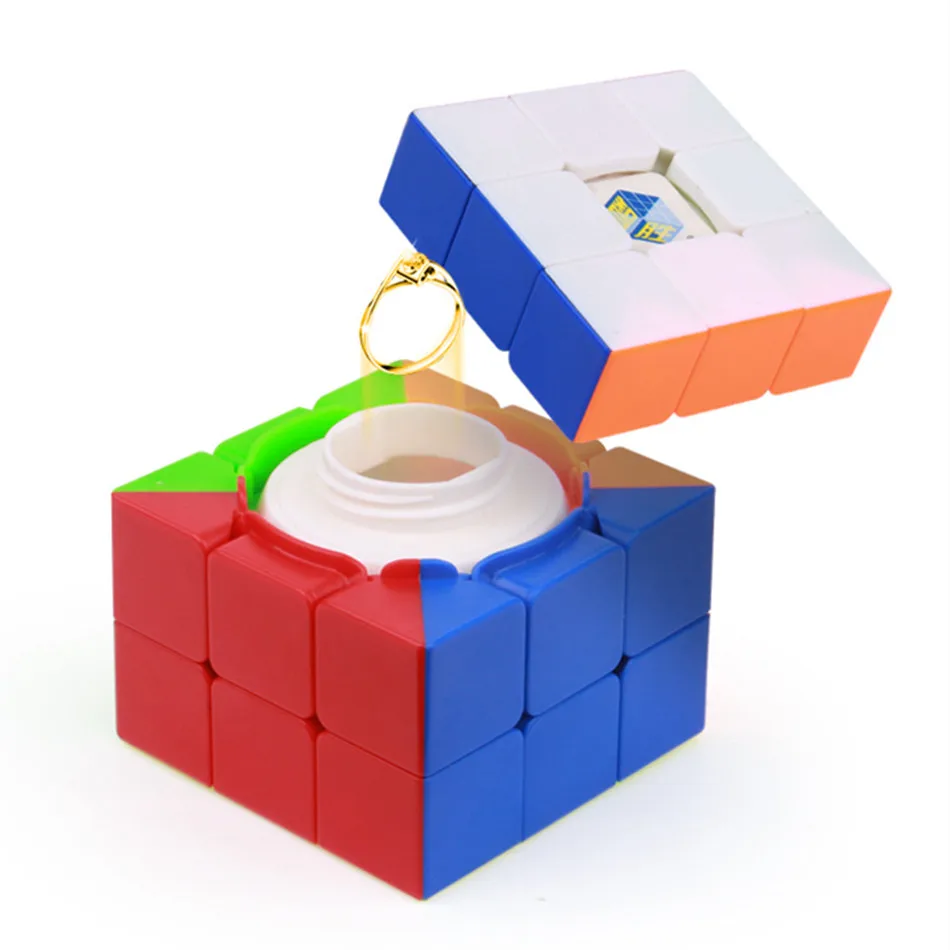 

New Yuxin Zhisheng Treasure Box 3x3x3 Cube BaoHe 3x3 Professional Stickerless Magic Cube Black Puzzle Twist Educational Toys