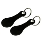 2 шт. кольцо для ключей, брелок из металлического алюминиевого сплава, черная корзина для покупок, аксессуары для декора, брелок знак цепочки, Декор