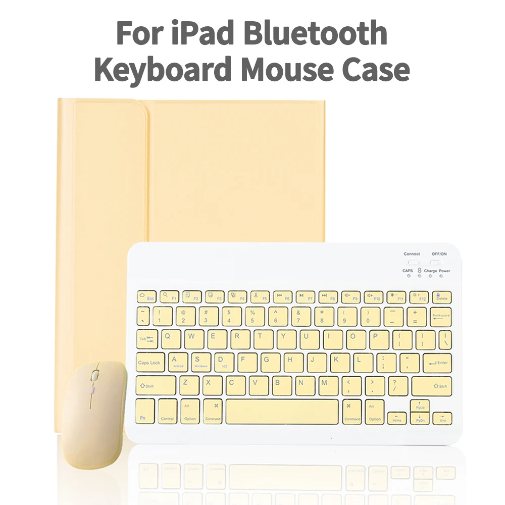 Чехол для iPad Pro 11 9 7 10 5 Bluetooth чехол с клавиатурой и мышью Apple Air 2 2019 2020 6 7th 8th защитный