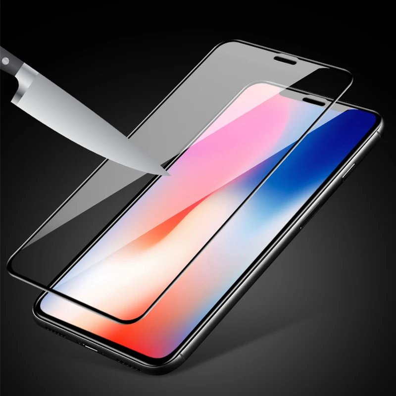 3D закаленное стекло защитная пленка для iPhone 7 6 6S 8 Plus 6X7 Plus|Защитные стёкла и плёнки