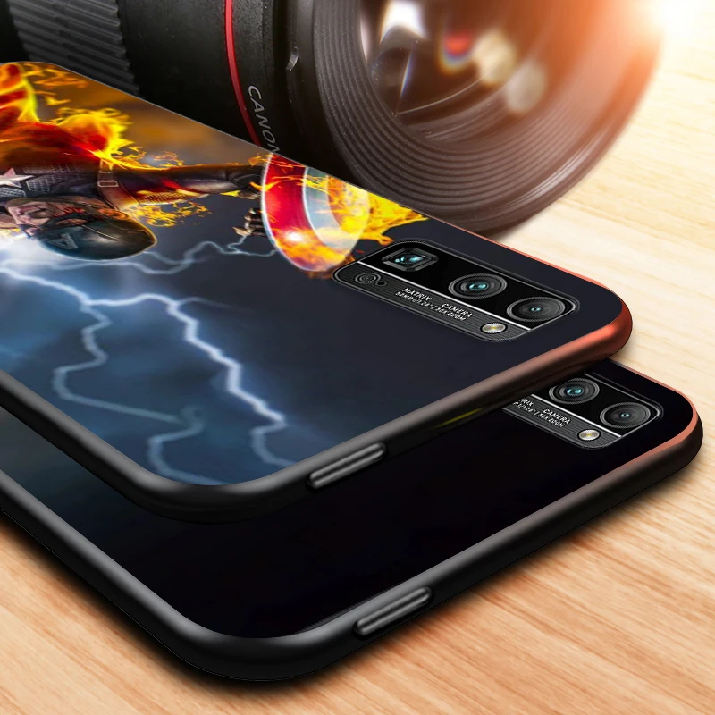 

Captain America cool for Huawei Honor V30 20 Pro X10 9S 9A 9C 9X 8X 10 9 Lite 8 7 Pro Silicone Soft Black Phone Case