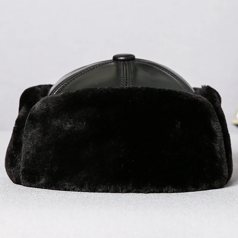 

Зимняя теплая шапка с хлопковой подкладкой для мужчин среднего возраста