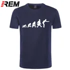 Футболка REM Evolution of Petanque, футболка с коротким рукавом, хлопковая, крутая, забавная, petanque ball, футболки, мужская одежда
