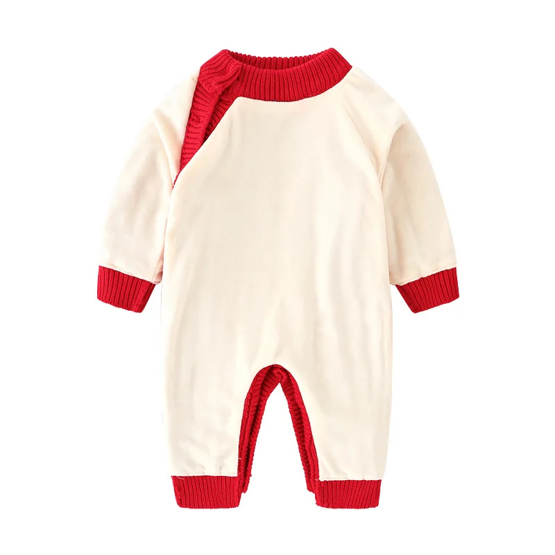 Зимний флисовый комбинезон для маленьких мальчиков одежда девочек с длинными