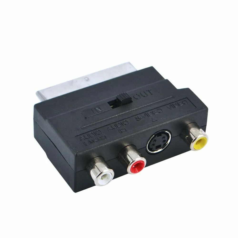 Лидер продаж заводская цена Переходник SCART блок AV на 3 фонокормовых композитных