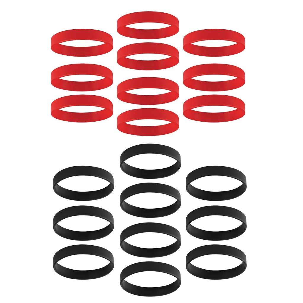 20 штук оптом чистый силикон резиновые браслеты спортивные ювелирные