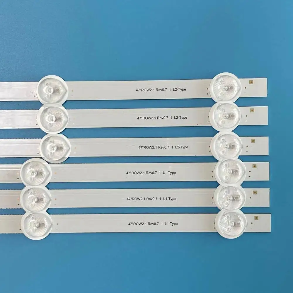 12 шт х 4" Светодиодная лента-подсветка для LG 47LN547V-ZD 47LA613S-ZA 47LA613V-ZA 47LA6130-ZB 47LN540R-ZA 47LN540B-ZA 47LN540V