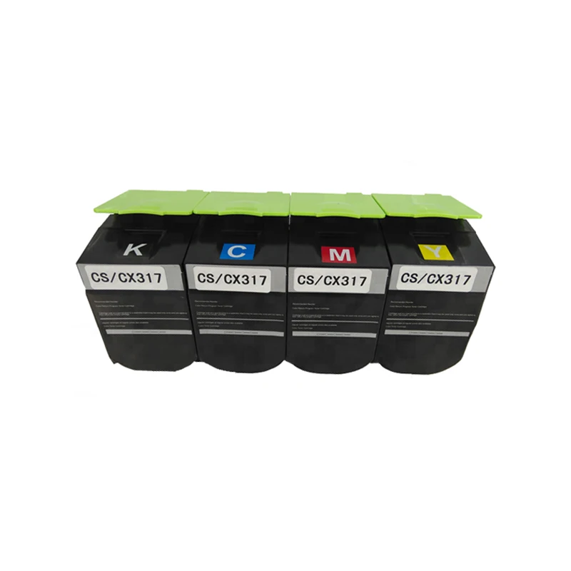 Совместимый тонер картридж для Lexmark CS317 CS317dn CS417 CS417dn CS517 CS517de CX317 CX317dn CX417 CX417de CX517