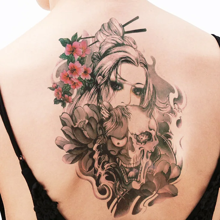 Рука Временные татуировки стикер галстук-бабочка мужчины и женщины тату Цветок