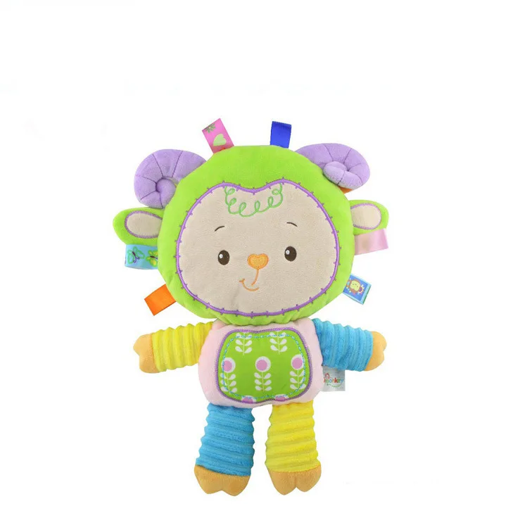 

30cm Baby Soothing Doll Baby Cartoon Animal Plush Toy Birthday Gift Sleeping Mate Stuffed &Plush Toy Baby for Infants Cute Toy