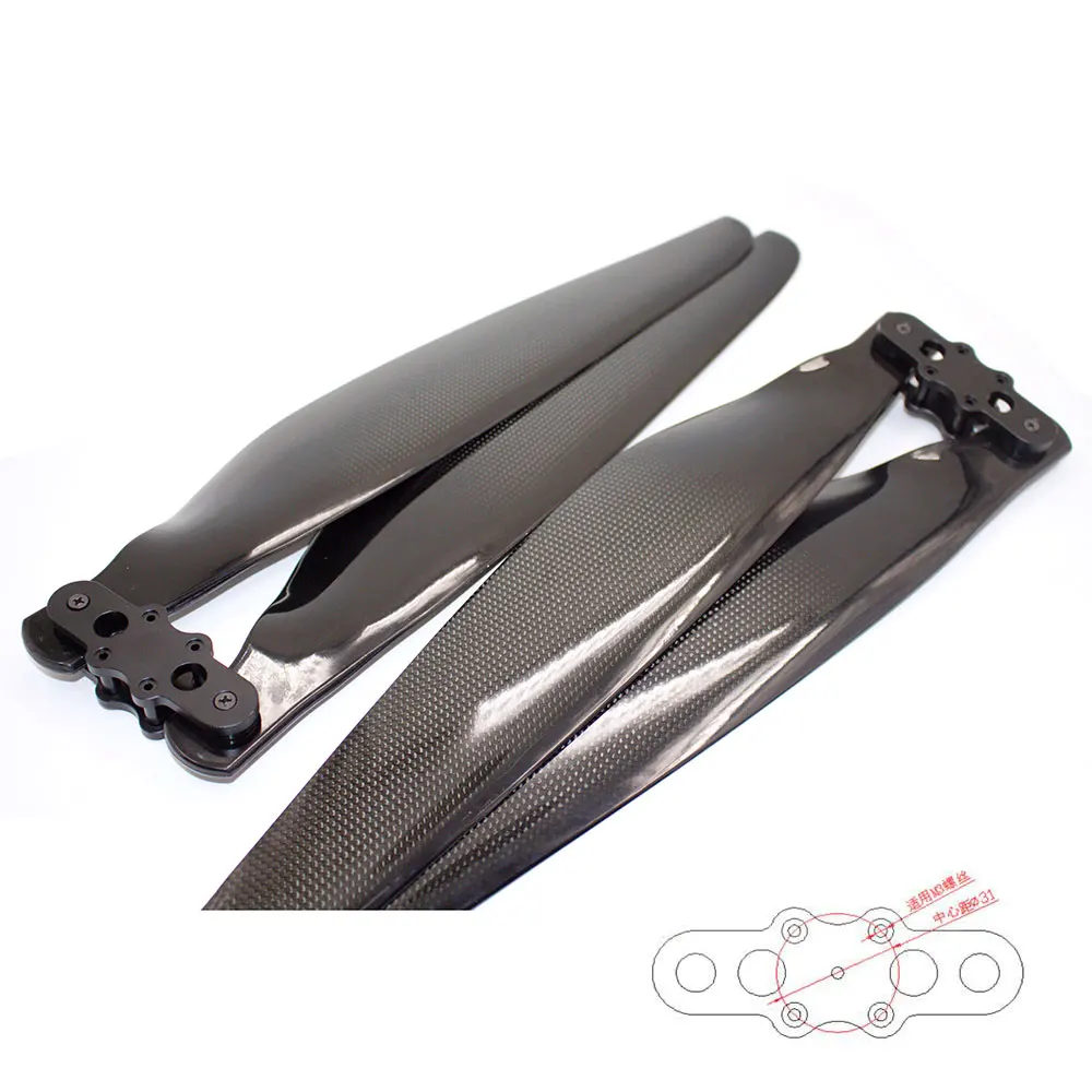 

F3490 Carbon Fiber folding Propeller Foldable Prop CW/CCW 1 Pair for HLY X100 Motor Large Load Agriculture drone Multicopter UAV