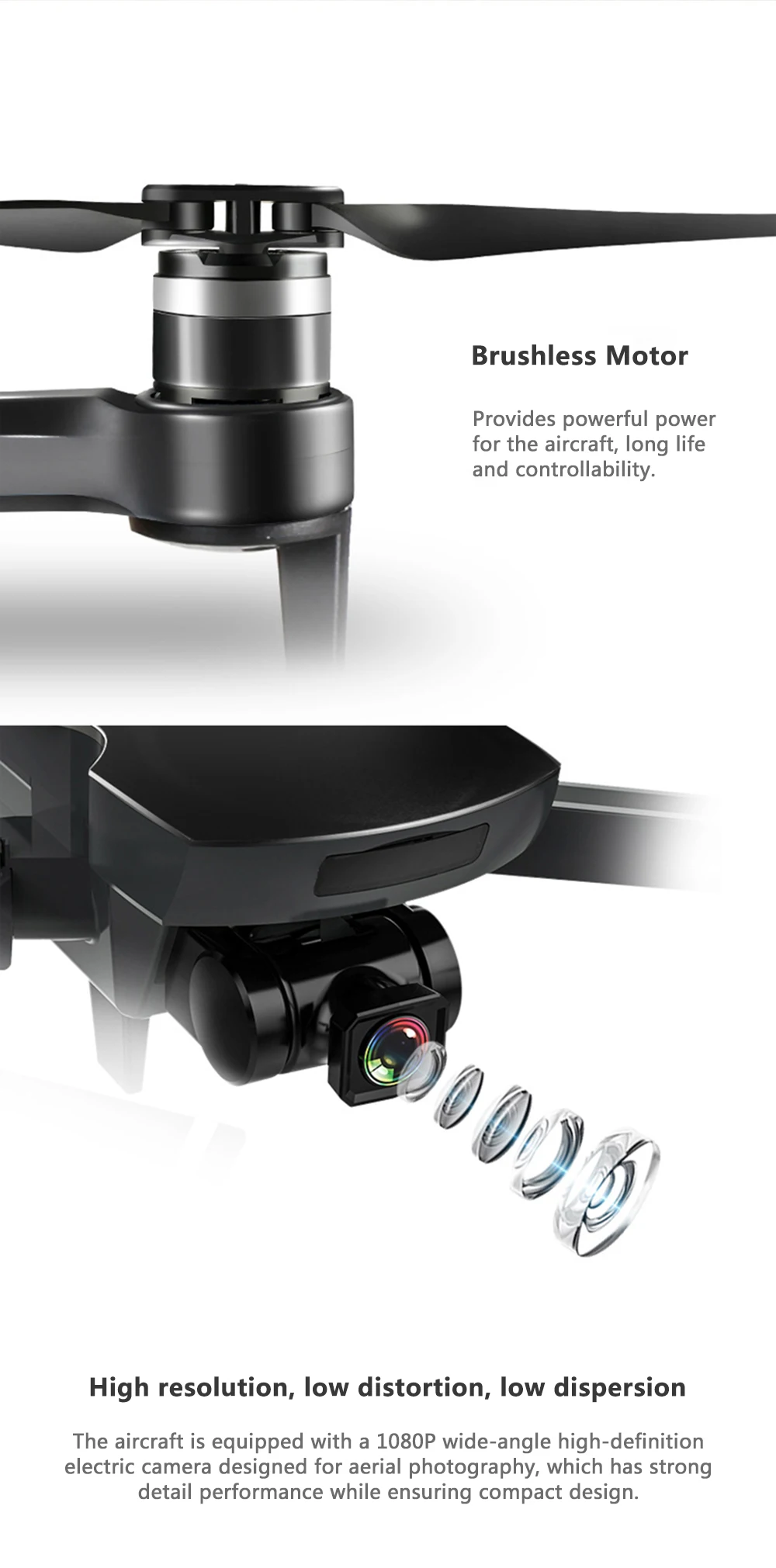 Беспилотный летательный аппарат CG033 бесщеточный FPV RC quadcopter с 4K HD, Wi-Fi, Вертолет камеры quadcopter GPS Дрон с камерой и SG906 F11 квадракоптер вертолет квадрокоптер квадрокоптер с камерой