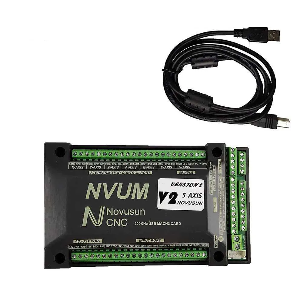 Комплект с ЧПУ USB mach3 карта управления NVUM V2.1 200K контроллер движения по оси 3456