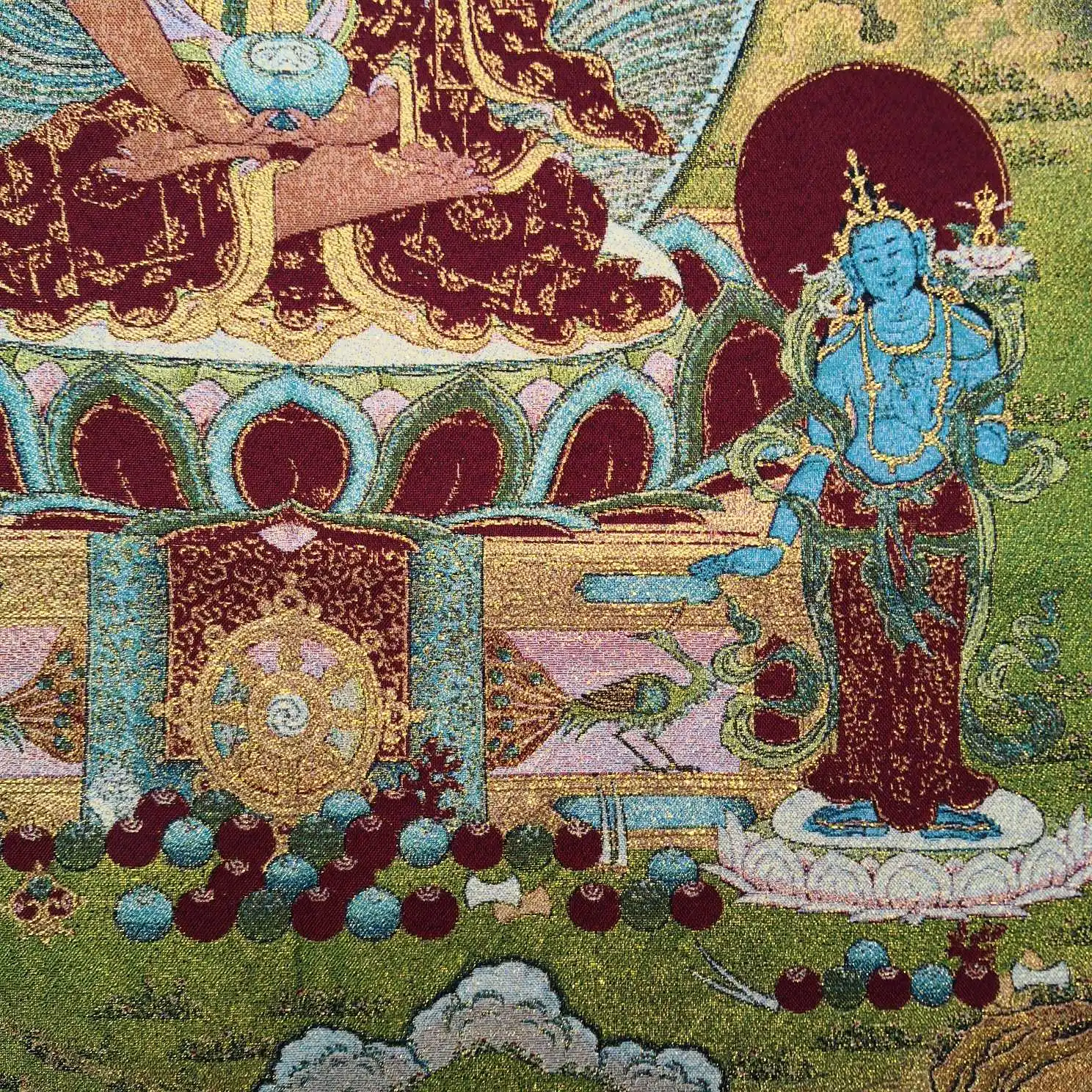 

Tibetan Buddha Statues Medicine Master Buddha Huo public Repairs Again