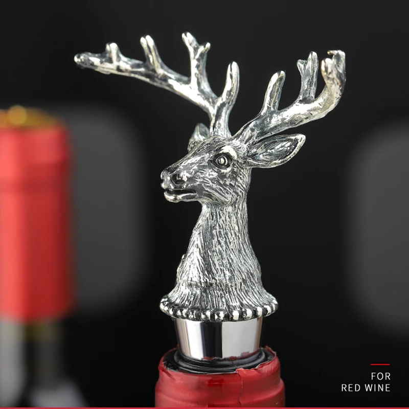 1 шт. цинковый сплав винная бутылка фиксаторы уход за кожей лица маска олень Pegasus