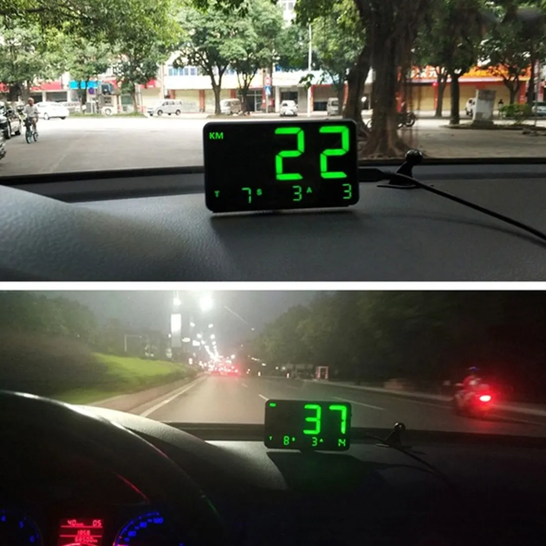 Универсальный gps-дисплей Hud с дисплеем скорости автомобиля с более скоростным умный Браслет