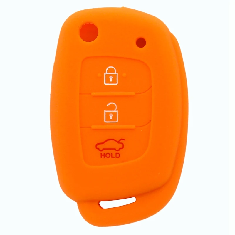 Силиконовый автомобильный пульт дистанционного управления с 3 кнопками флип