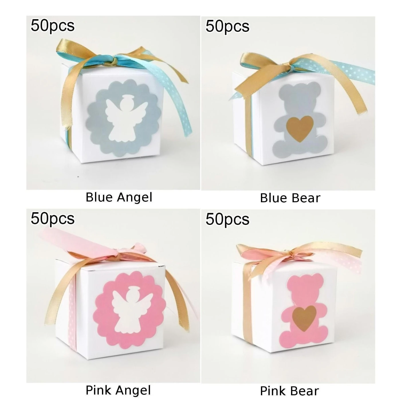 50Pcs Kraft Paper Rustic Wedding Favour Gift Boxes Sweet Candy Box For Guest Kit | Дом и сад