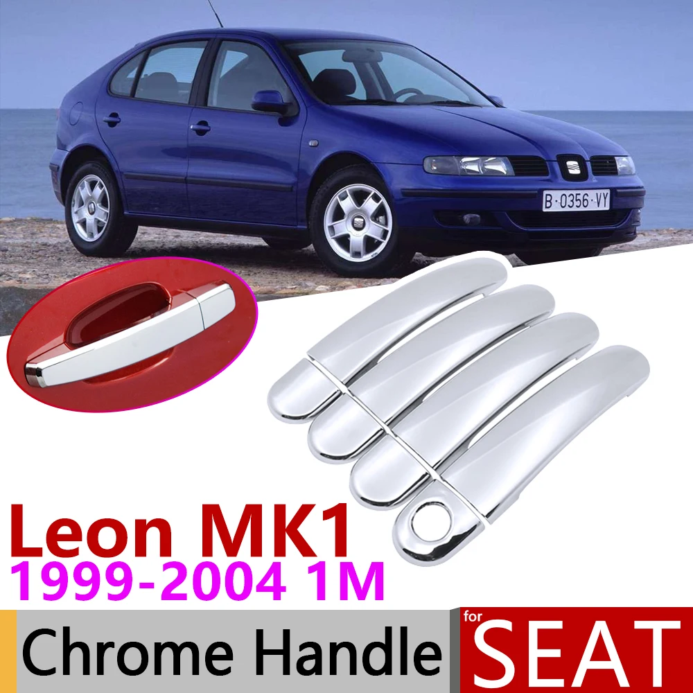 Роскошный хромированный чехол на внешнюю дверь Leon MK1 1 м для Seat Набор наклеек 2000 2001
