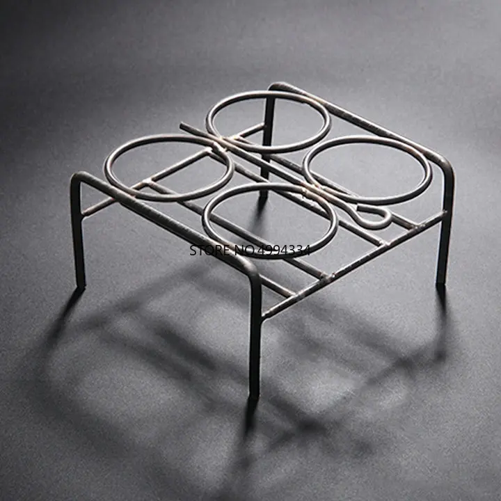 

Free shipping 1Piece/lot 4-hole 50ml Nickel crucible rack support for Laboratory use