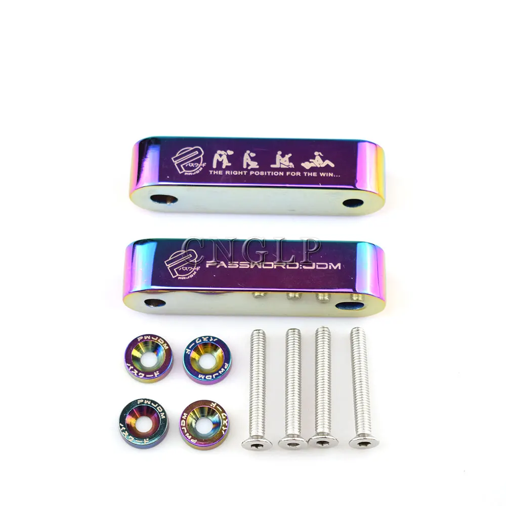 Алюминиевые гоночные автомобили JDM Заготовка капота вентиляционные распорки 4