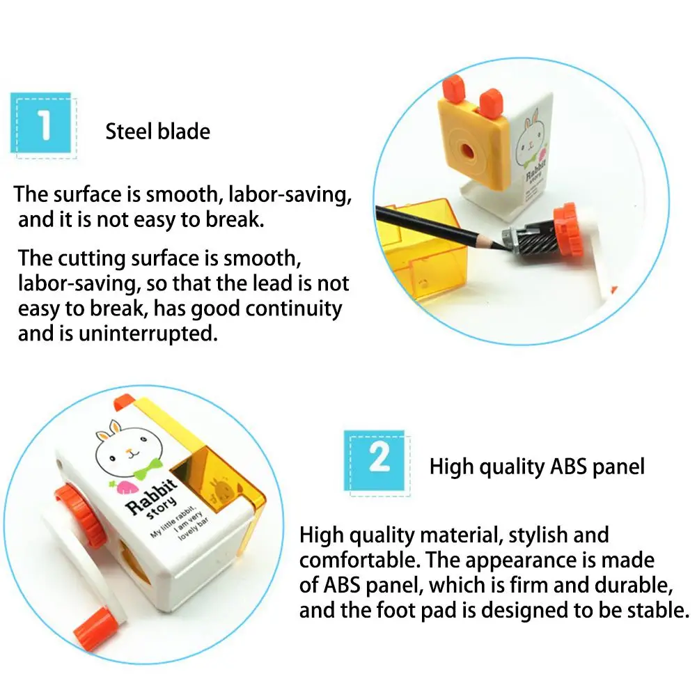 Мультяшная точилка для карандашей детская карандаша ручная Студенческая