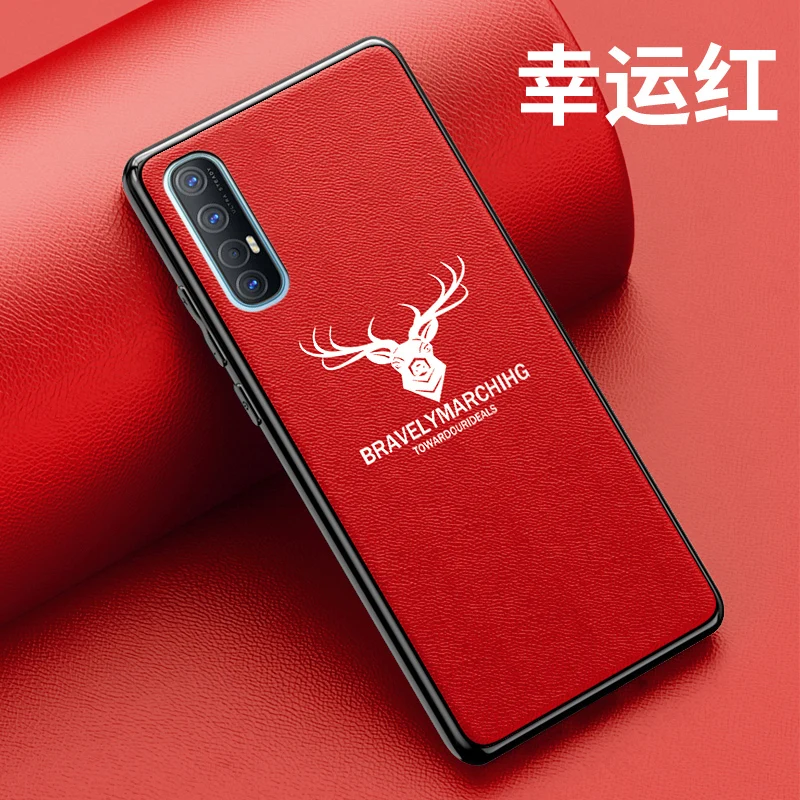 Роскошный оленьей кожи Мягкий чехол для OPPO K3 K5 A91 A8 A11X F11 A5 A92 A52 R17 Рино 4 3 Pro Realme X50